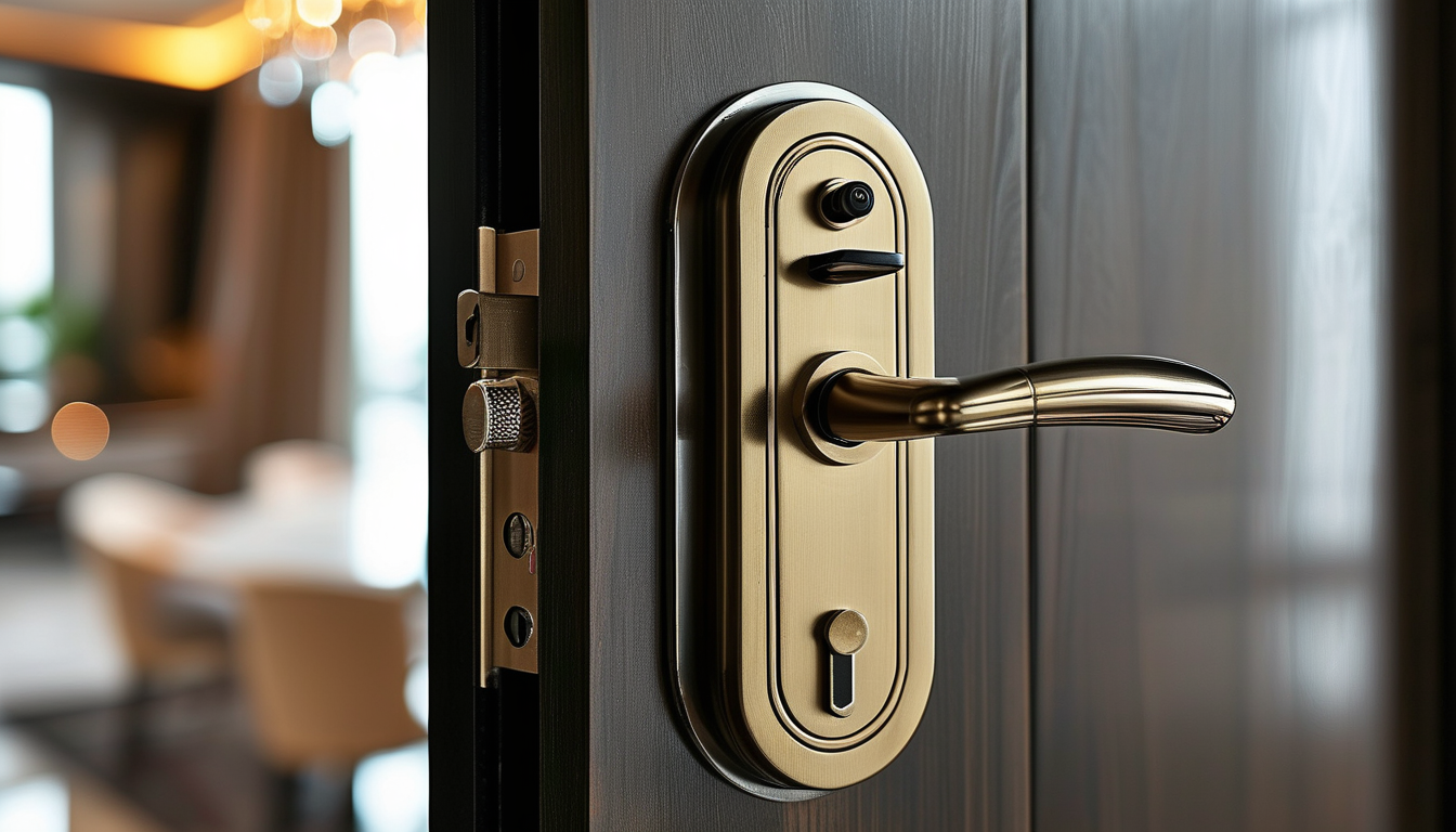 Portable Doorlock For High-Security Luxury Apartment Complex Access Control