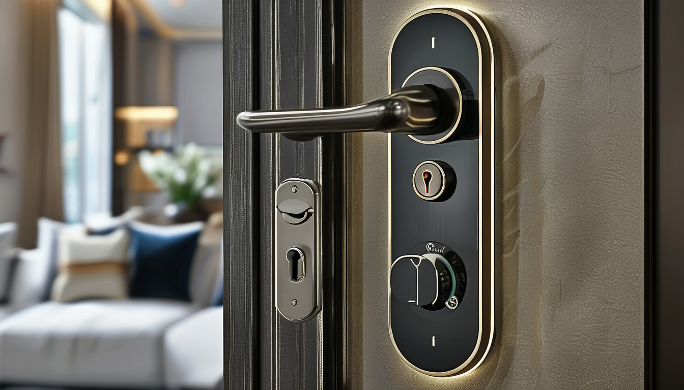 Keyless Lock For High-Security Luxury Apartment Complex Access Control