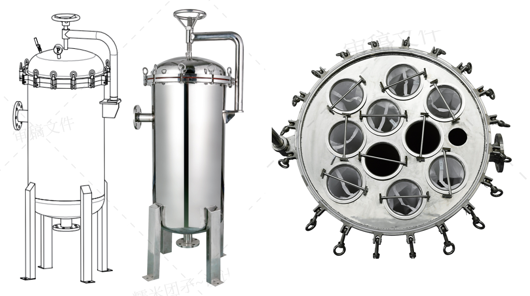 Stainless Steel Bag Filter Housing