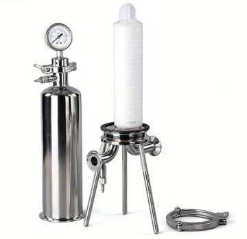 Sanitary SS Stainless Steel 304 10 20 30 40 Inch Liquid Filter Housing for Industry Dairy Filtration