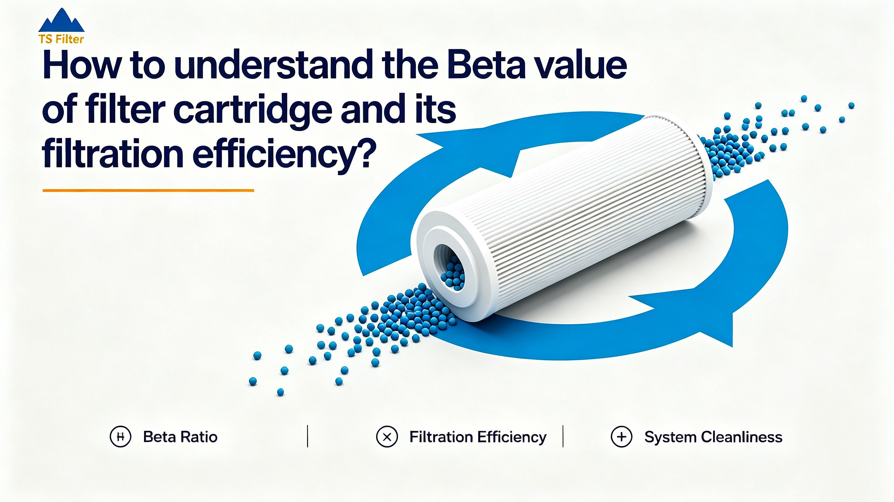 How to understand the Beta value of filter cartridge and its filtration efficiency?