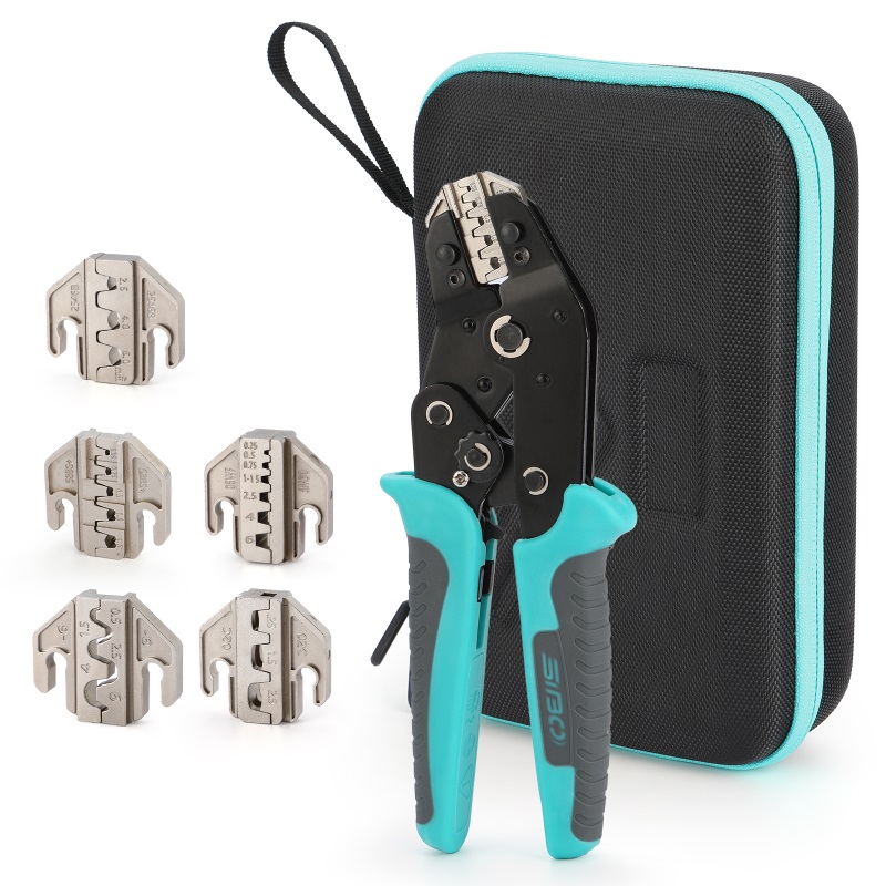 The Ultimate Ratcheting Crimper for Professionals: MAGNETIC JAWS QUICK REPLACEMENT CRIMPER SET