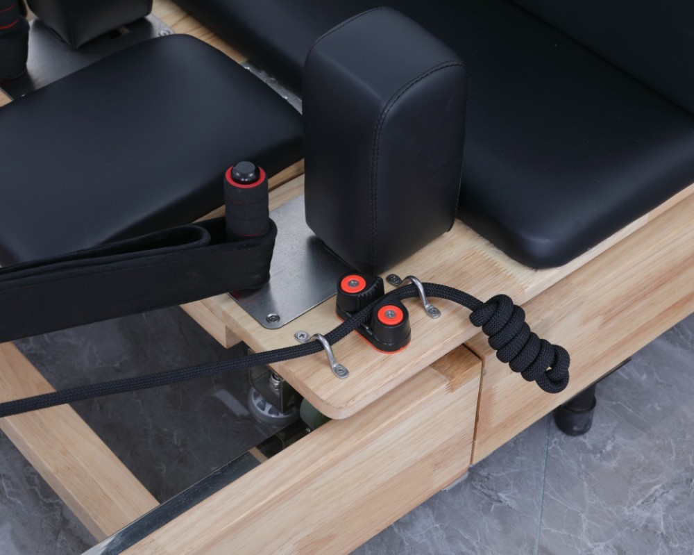 Lit de Pilates professionnel pliable nouvelle génération (réformateur à domicile) (10)