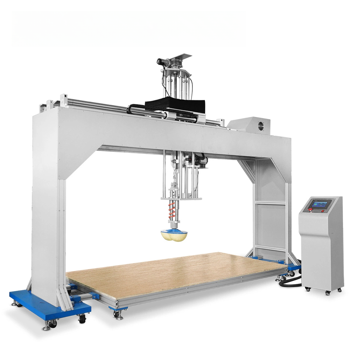 Furniture mattress compression testing machine