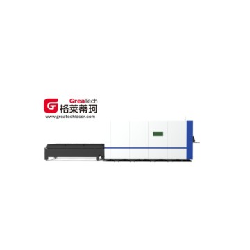 Fully Enclosed High Power Fiber Laser Cutting Machine GL8025-D / 6000W-30000W