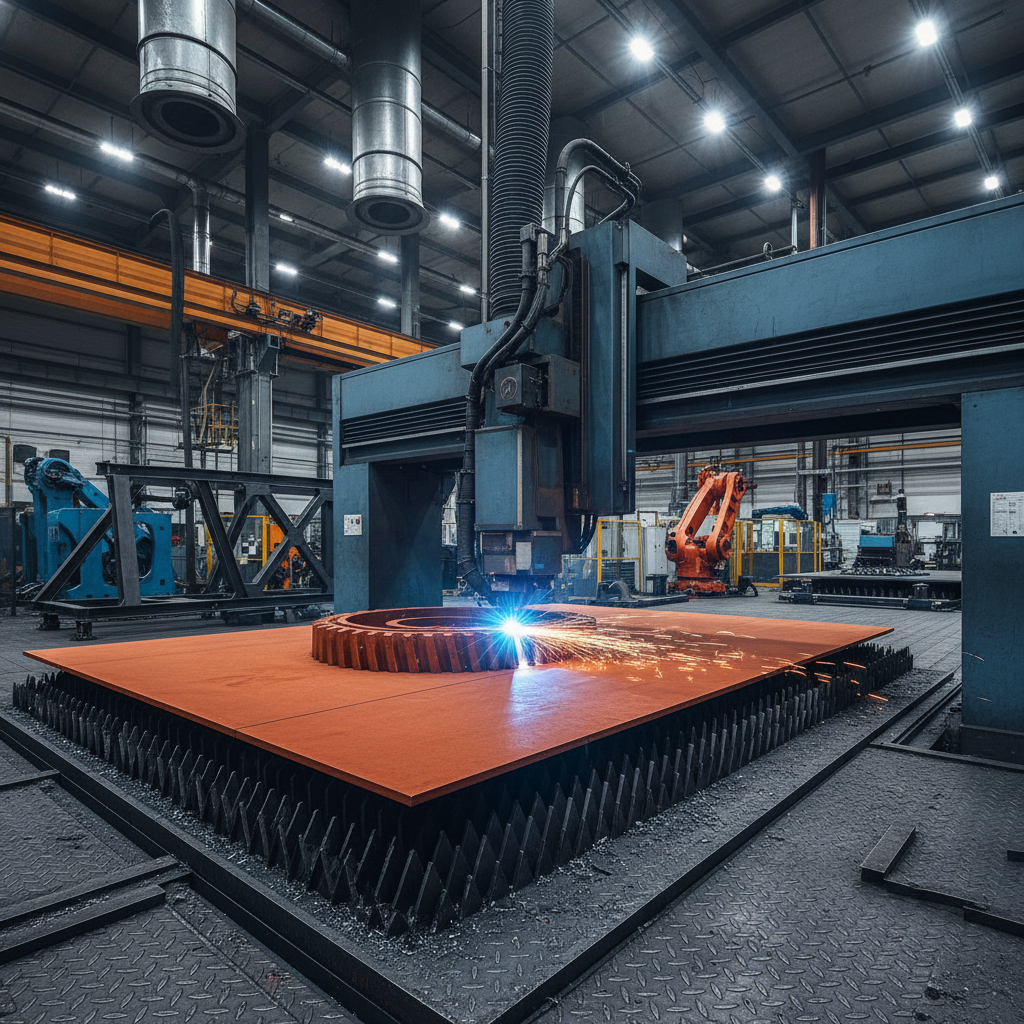 Cutting Machine For Industrial Machinery Fabrication