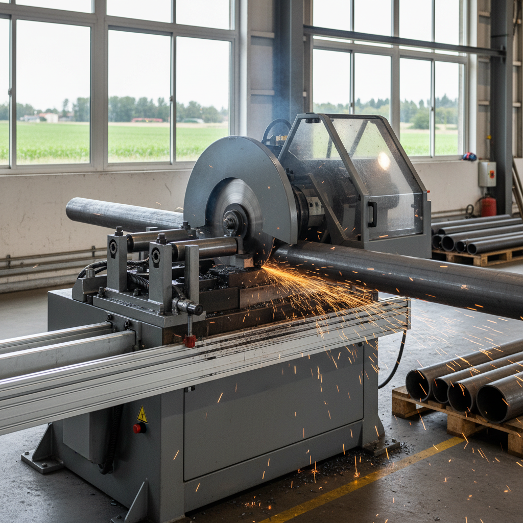 Pipe Cutting Machine For Agricultural Equipment Production