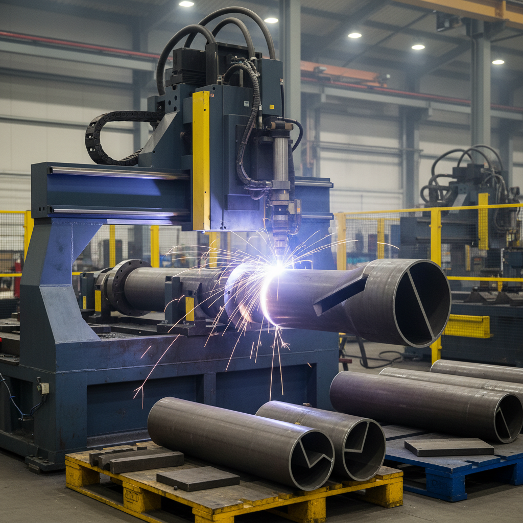 Cnc Pipe Cutter For Agricultural Equipment Production
