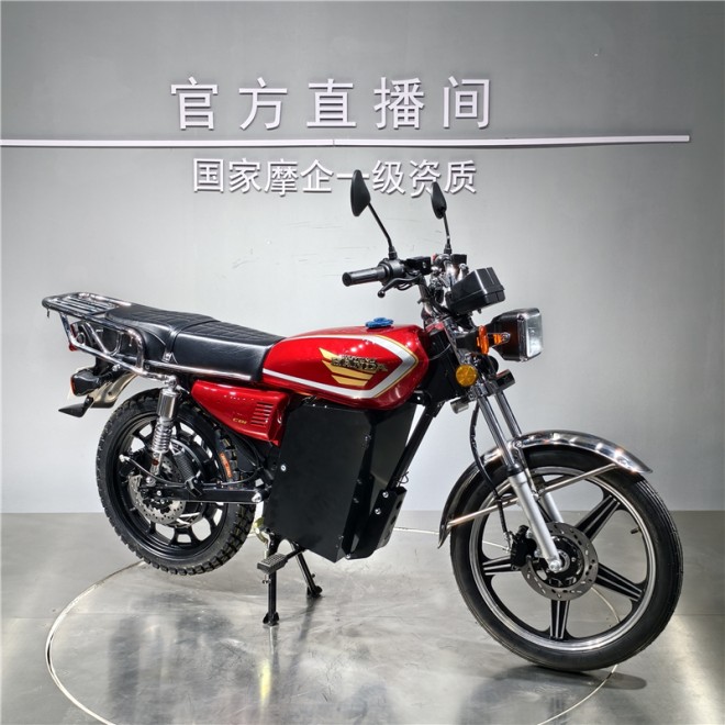 高出力SUNSUKI CGレトロ電動バイク 72V、2000W、中国工場サプライヤー、最高速度70km/h、スタイリッシュなデザイン
