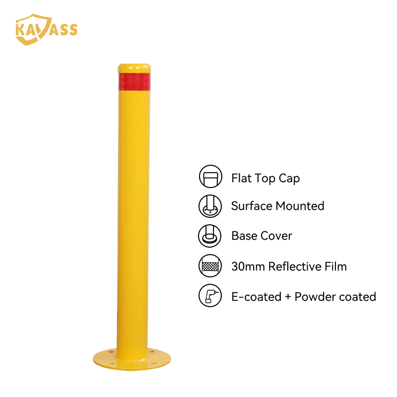 KAVASS Surface Mounted Fixed Bollards for Traffic Safety