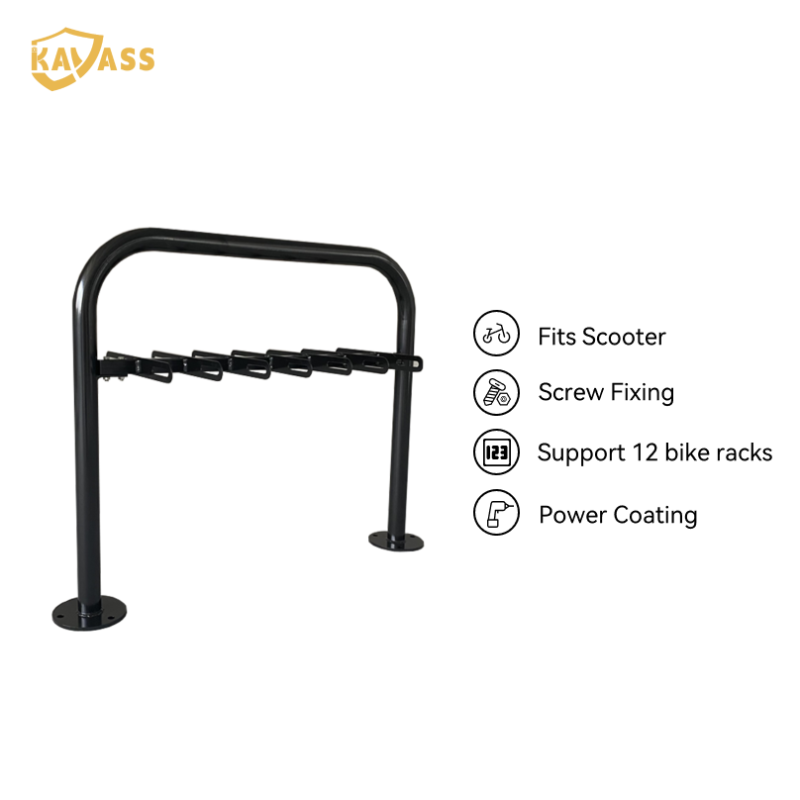 KAVASS Scooter & Bike Hanging Rack – 12-Hook, Vertical Storage System