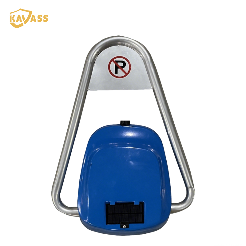Verrou de stationnement à distance à énergie solaire KAVASS – Modèle KVS-PL-101S(R) en forme de A avec recharge solaire (1).png
