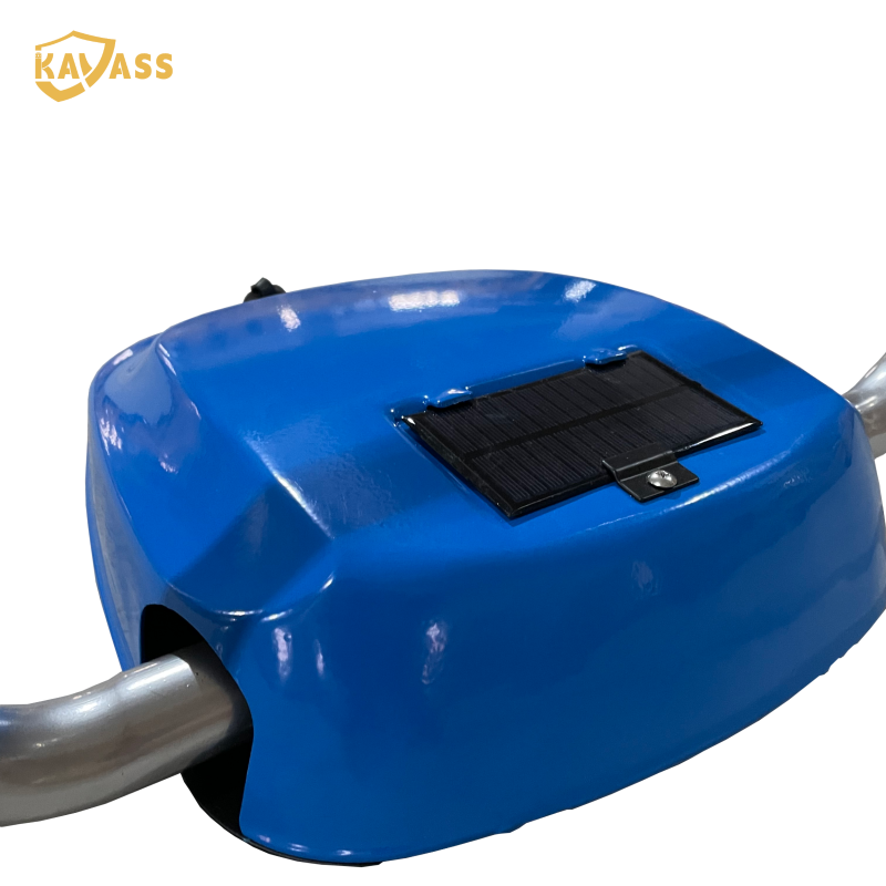 Verrou de stationnement à distance à énergie solaire KAVASS – Modèle KVS-PL-101S(R) en forme de A avec recharge solaire (3).png