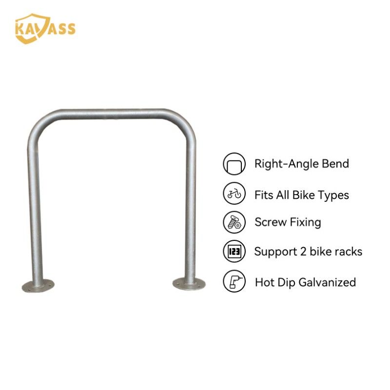 KAVASS Right-Angle Hoop Bike Rack Germany Outdoor
