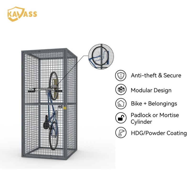 KAVASS Storage Mesh Locker – High-Strength, Modular, Multi-Use Security