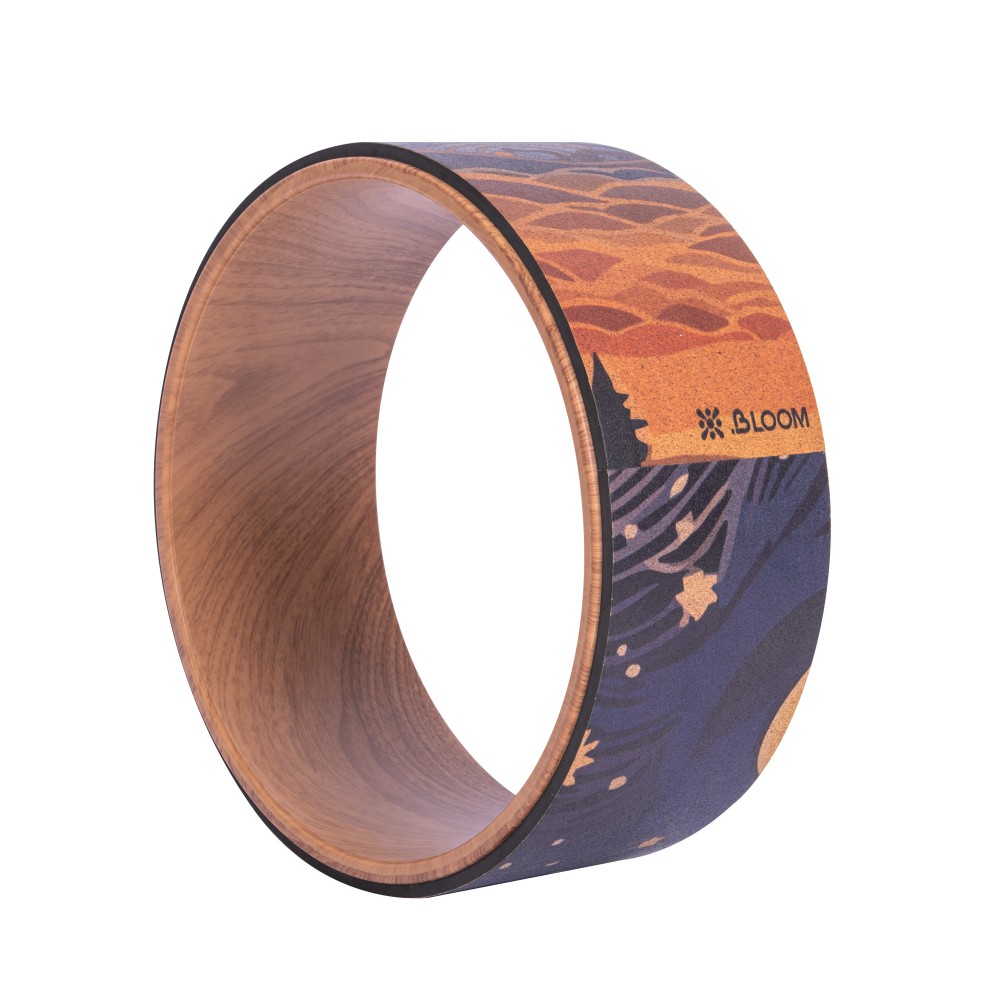 LB7125 Natural Cork Yoga Wheel