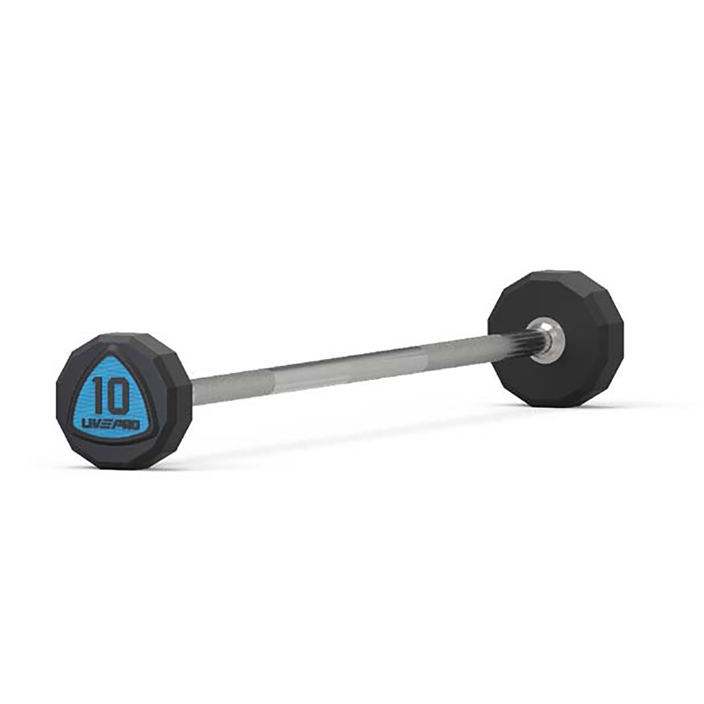LP8012 12-Sided Polyurethane Barbell