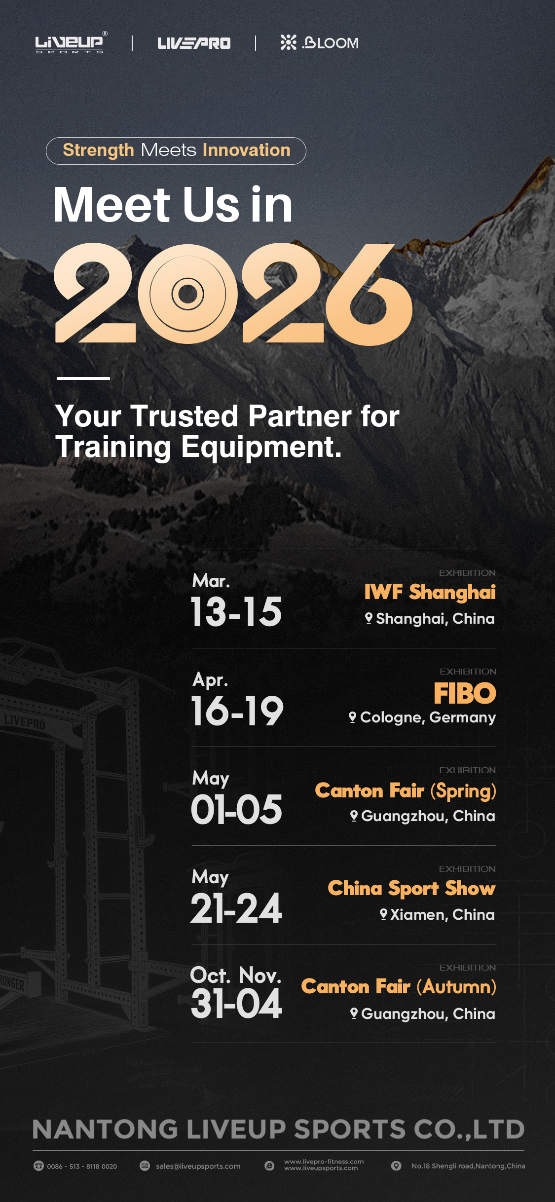Our 2026 Exhibition Schedule is Here!