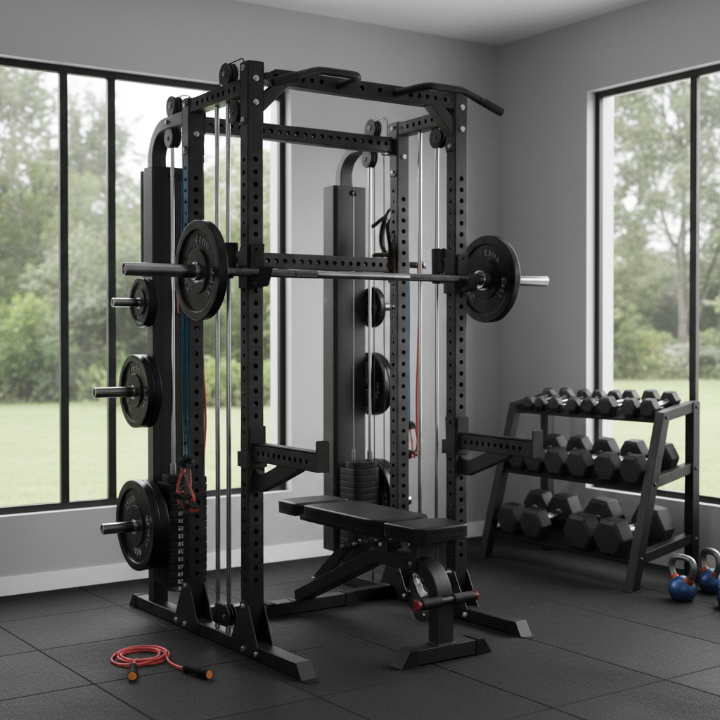 Gym Rack For Efficient Home Gym Workouts