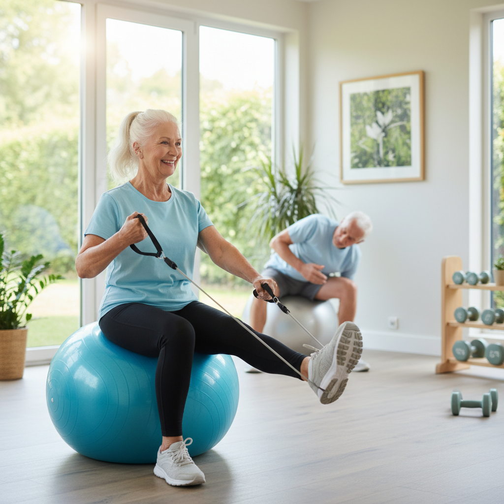 Exercise Ball For Senior Strength And Longevity