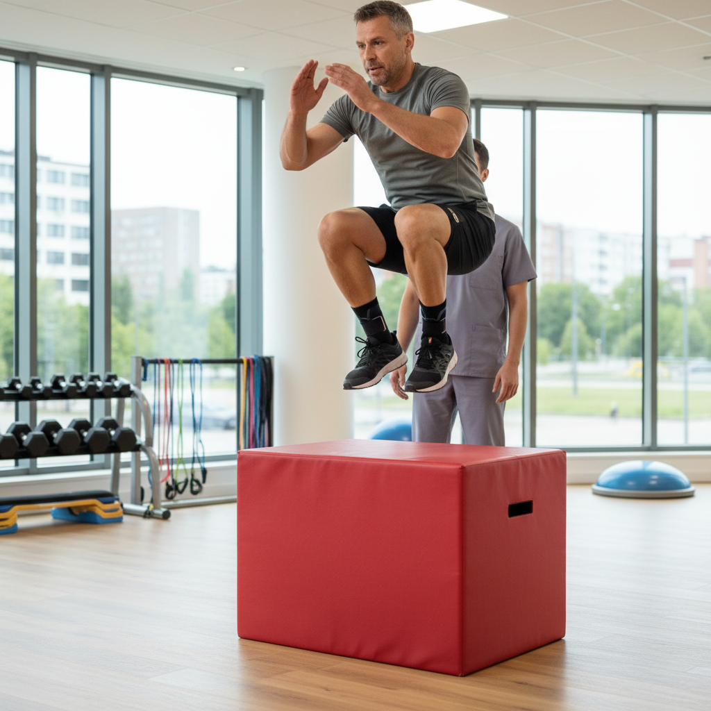 Exercise Jump Box For Physical Therapy And Rehab