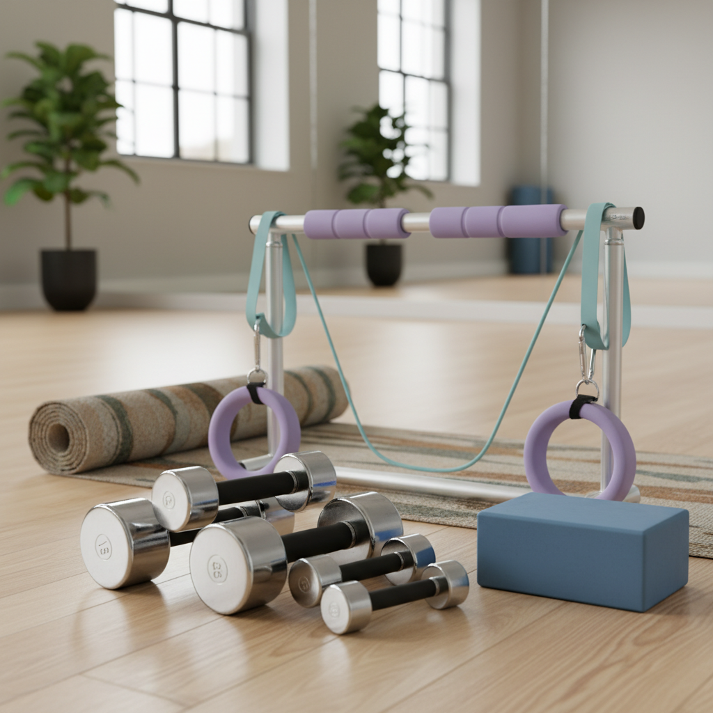 Dumbbells Bar For Yoga And Pilates Enhancement