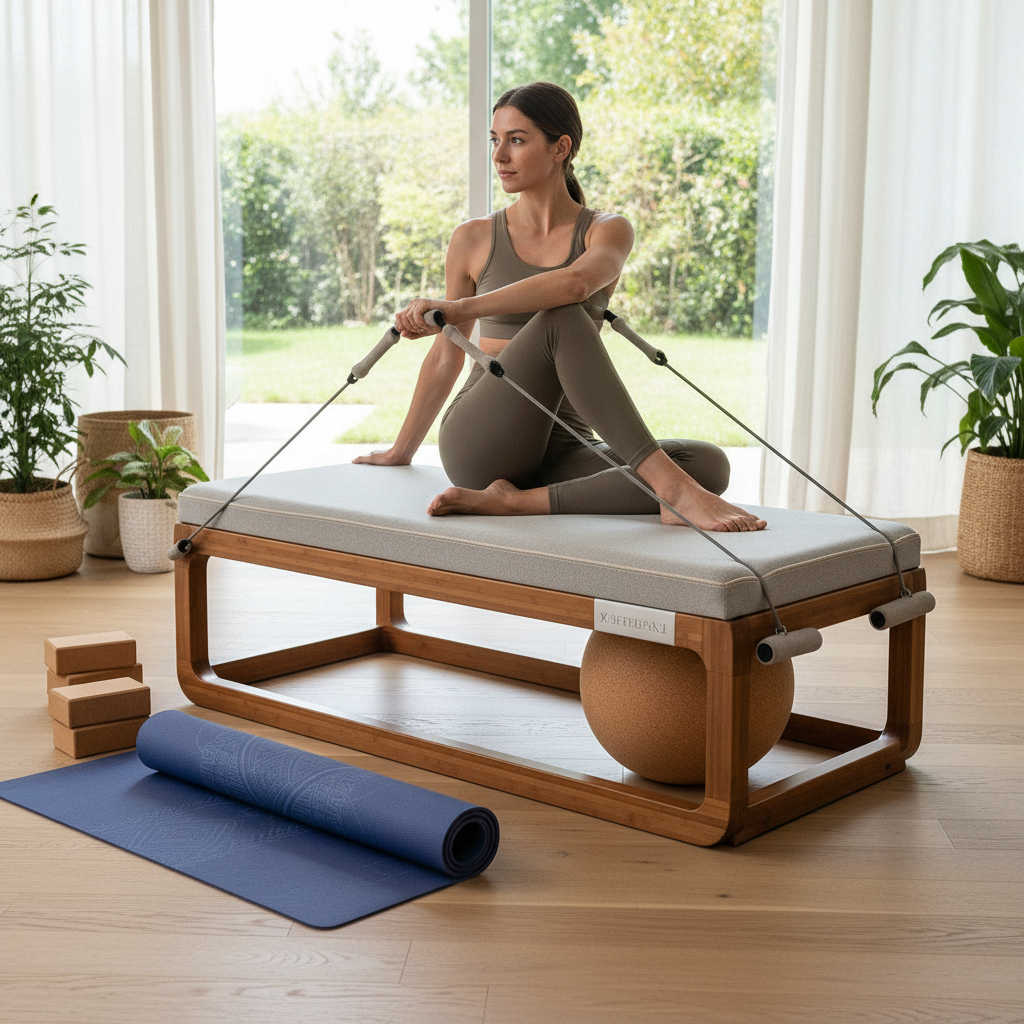 Exercise Bench For Yoga And Pilates Enhancement