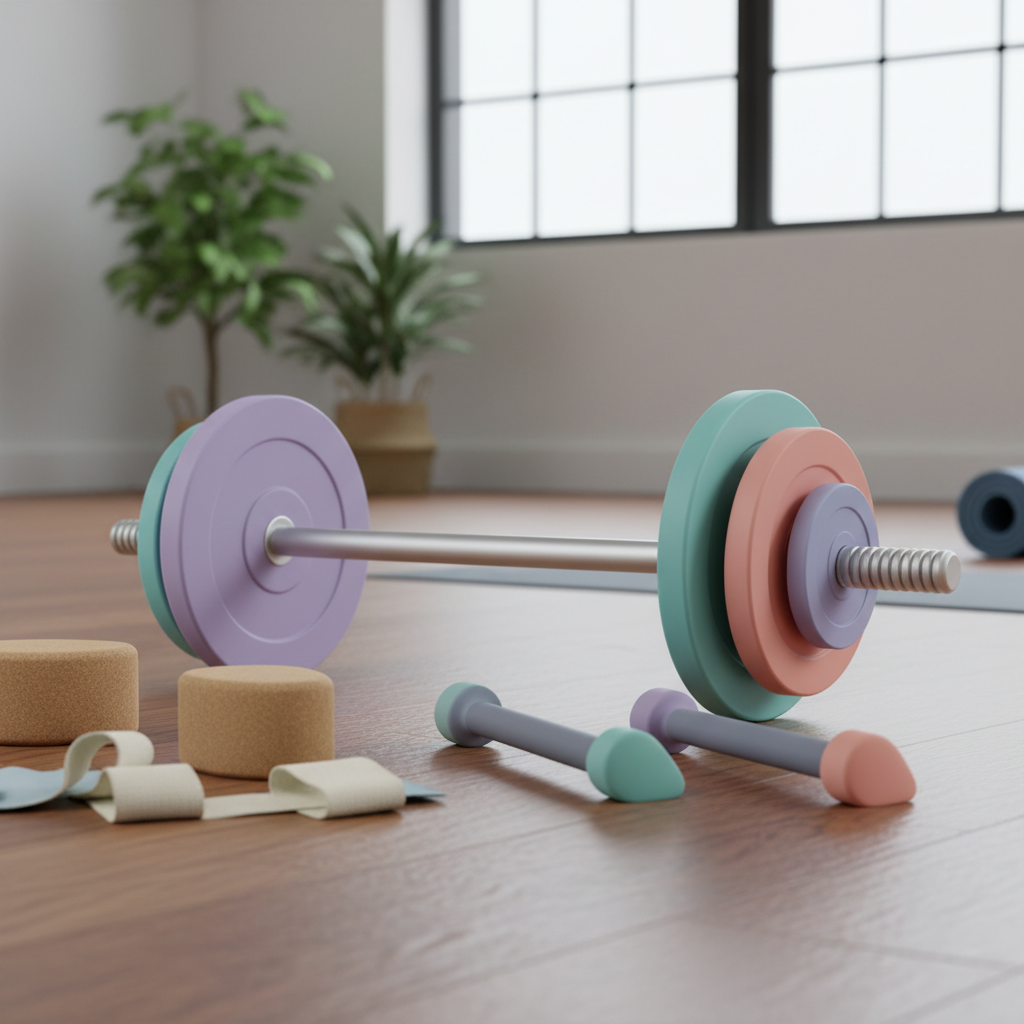 Barbell Set For Yoga And Pilates Enhancement