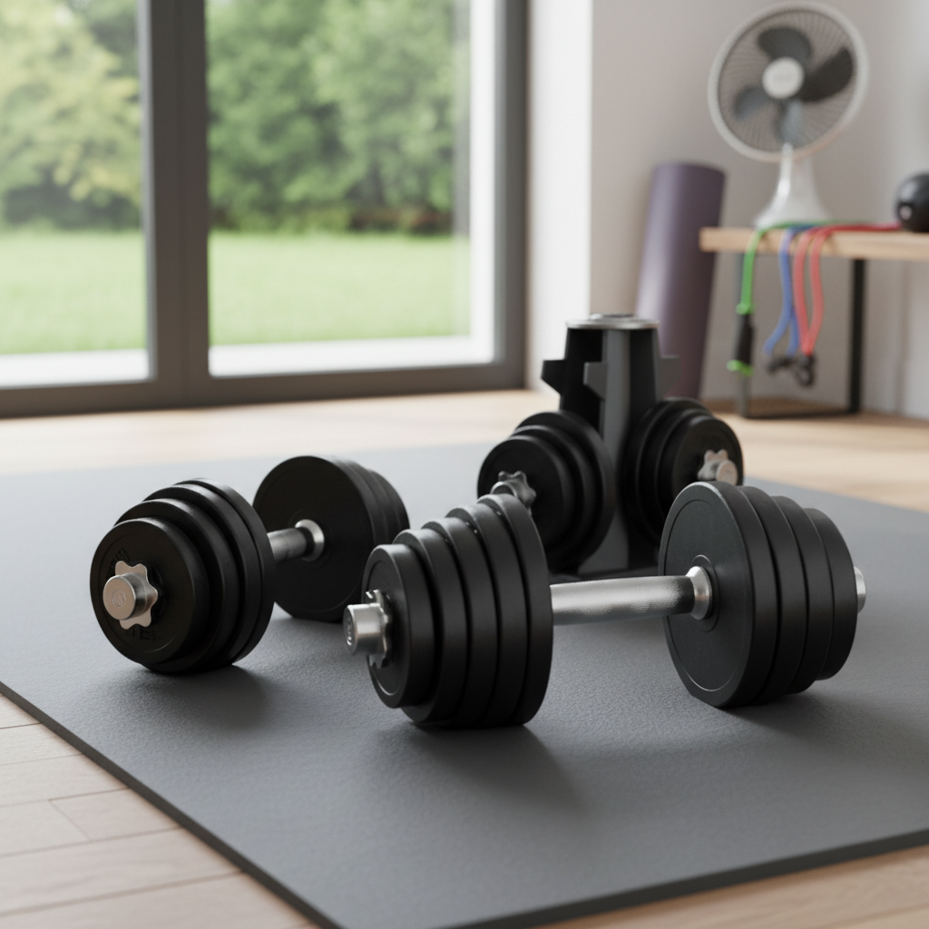 Dumbbell Set For Efficient Home Gym Workouts
