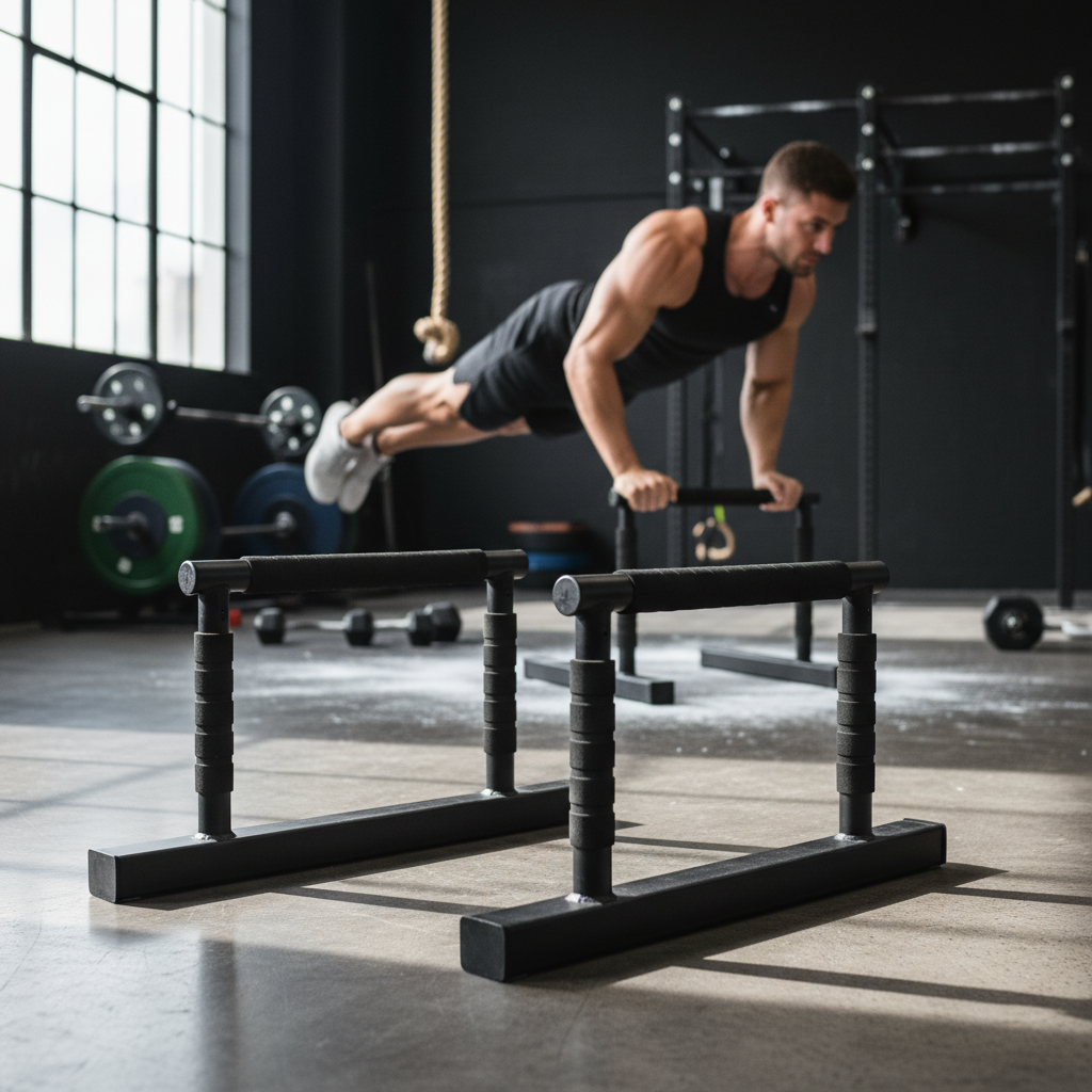 Parallette Bars For Professional Athletic Training