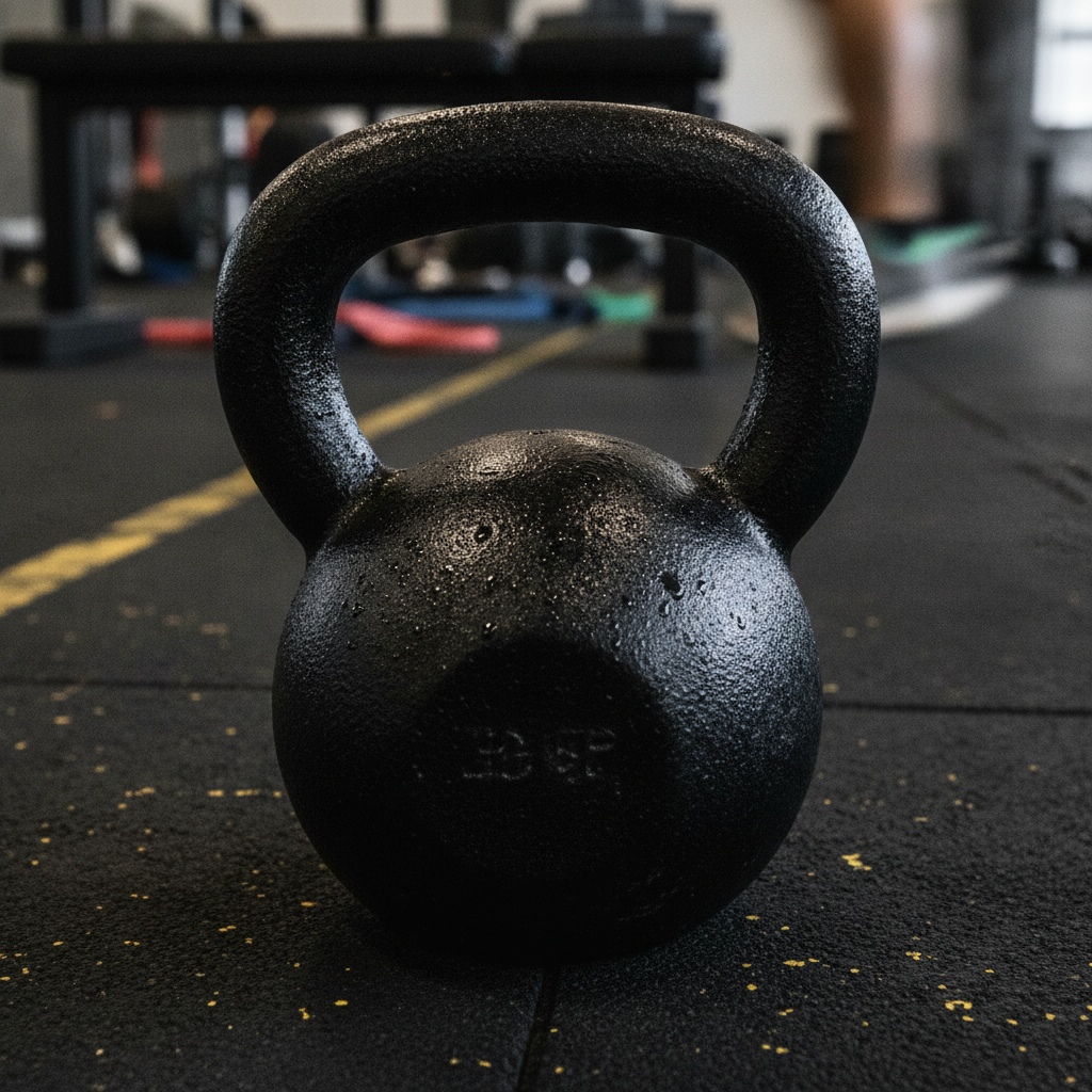 Gym Kettlebell For High-Intensity Interval Training