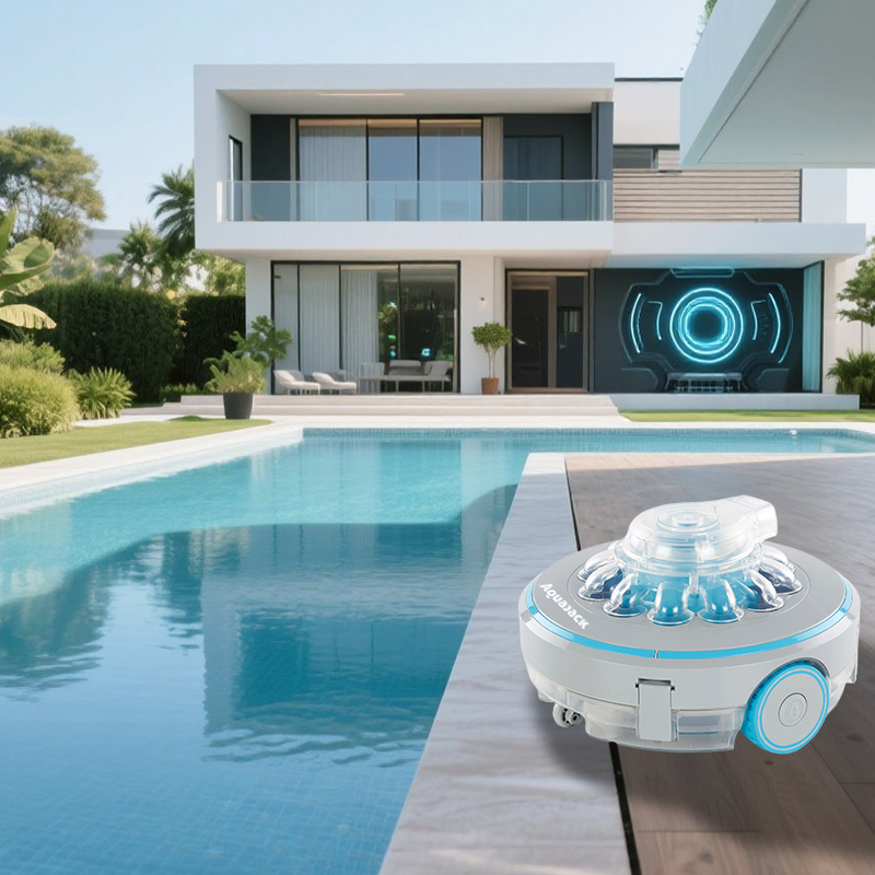 Aquajack 600 Cordless Robotic Pool Cleaner-Automatic Vacuum Robot