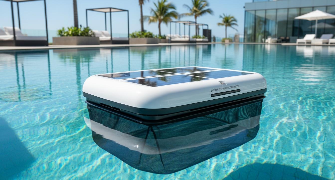 Australian Resorts Cut Labor 60% with Aquajack 900 Solar Skimmers: 24-Hour Operation