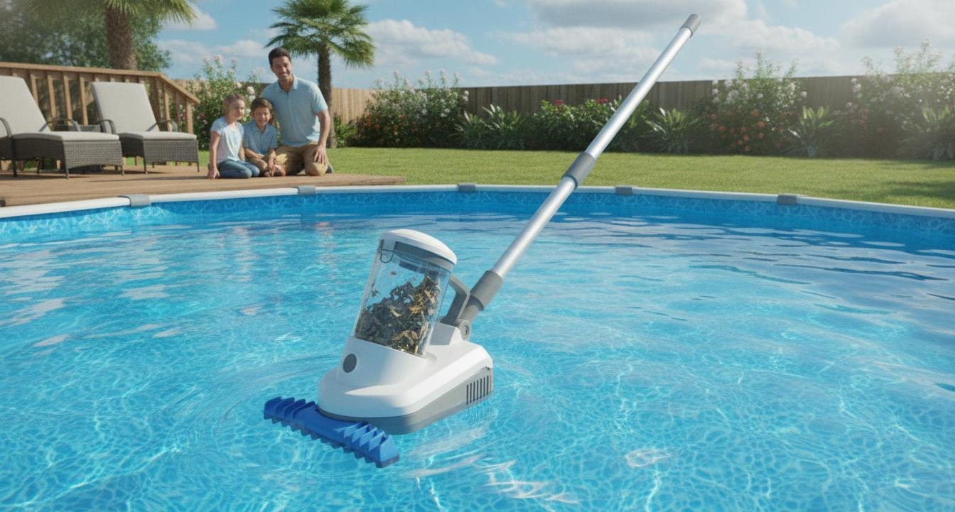US Home Depot Chains Source Aquajack 221 Handheld Vacuums: Dual-Speed for Above-Ground