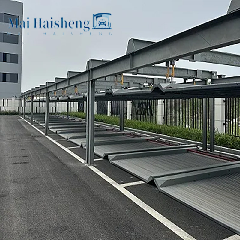 框架式停车位节省空间一键式开启（1）
