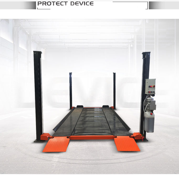 Heavy Duty Hydraulic Space-Saving 4 Post Parking System (11)