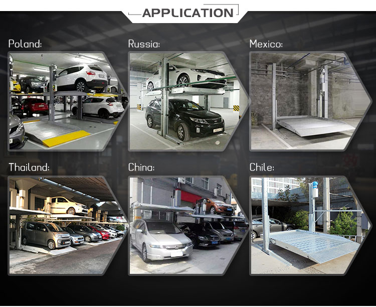 High Quality Simple 2 Post Parking System for Home Garage (12)