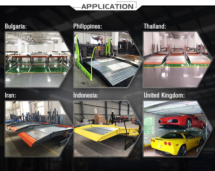 Low Headroom Spaces Tilting Type Parking System (11)