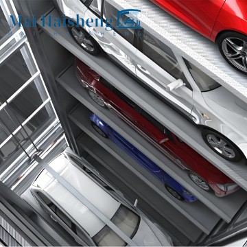 Full Automatic PCS Aisle Parking System with Robot Tower Parking System