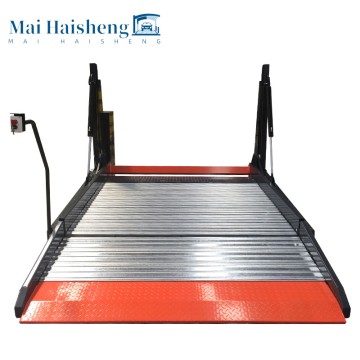 Two-Post Tilting Parking Lift for Low Ceiling Garages