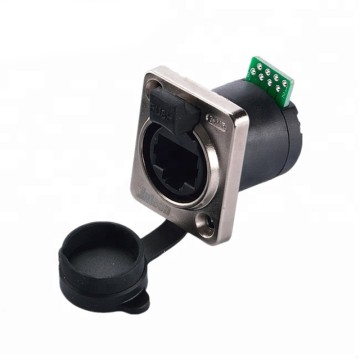 Ethernet RJ45 IP65 IP44 Waterproof Connector Connector