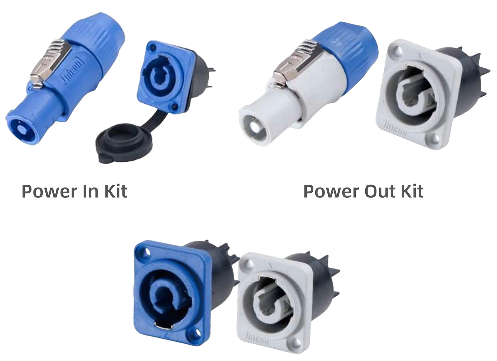 Jnicon IP65 IP44 AC Powering Connector (3)