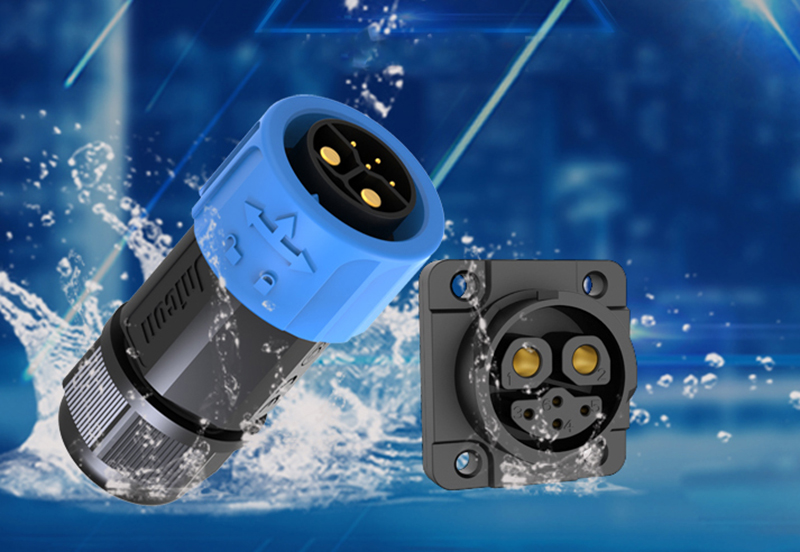 M23 IP67 waterproof quick-lock connector (1)