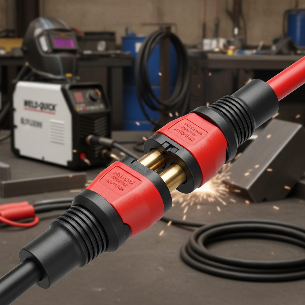 Fast Connector For Welding Machine Power