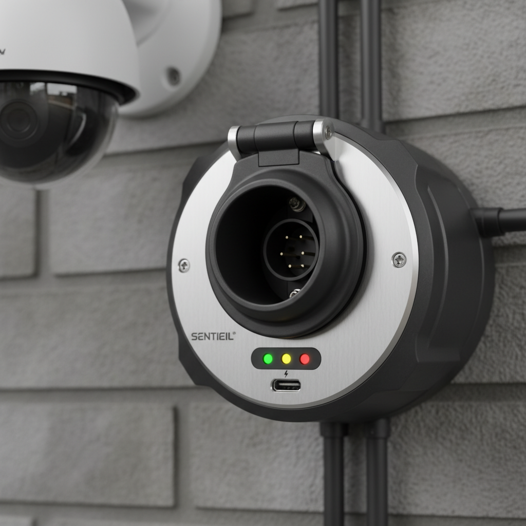 Battery Socket For Security Camera Systems