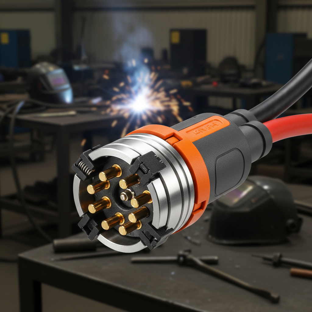 Communication Connector For Welding Machine Power