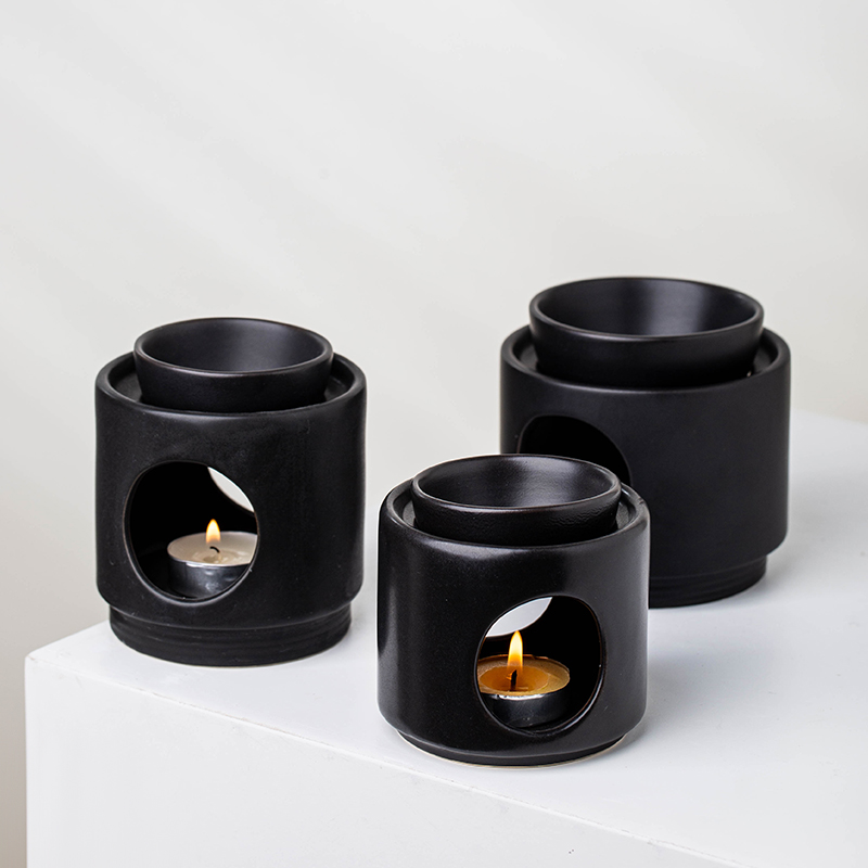 Custom Candle Essential Oil Frosted Porcelain Wax Melts Ceramic Incense Burner