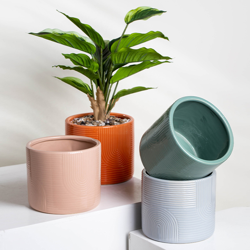 OEM/ODM Custom Decoration Ceramic Plant Pots Garden Flower Pots Planters