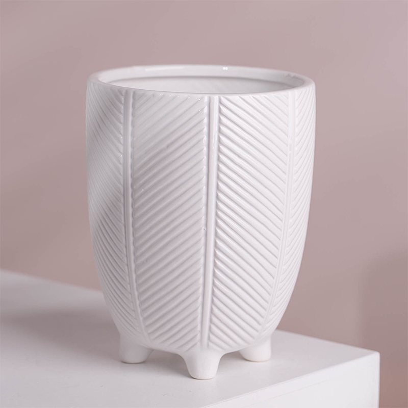 OEM/ODM Indoor Ceramic Planter Porcelain Flower Pots With...