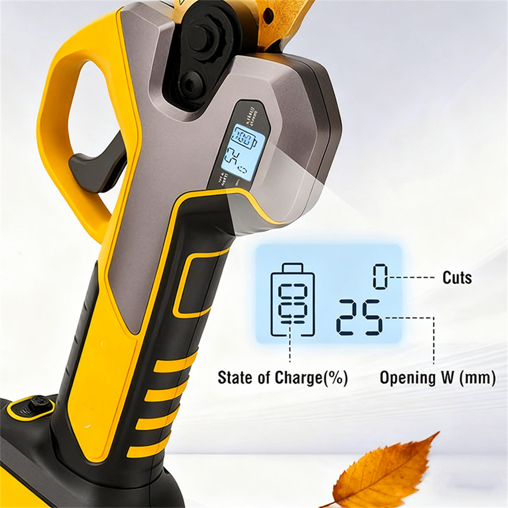 Electric Pruning Shears Cordless Battery Powered Pruner For Branch Cutting